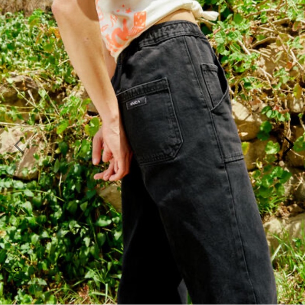 RVCA SCRUNCHIE DENIM PANTS